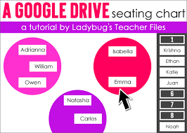 A Google Drive Seating Chart Ladybugs Teacher Files
