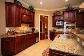 cherry cabinets kitchen