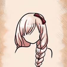 Cute hairstyles sketches realistic drawings drawings. Top 25 Anime Girl Hairstyles Collection Sensod