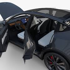 Tesla model y interior review: Tesla Model Y Awd Midnight Silver With Interior And Chassis 3d Model 149 Stl Blend Obj Fbx Dae Free3d