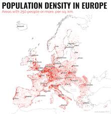 Click the map and drag to move the map around. Think Your Country Is Crowded These Maps Reveal The Truth About Population Density Across Europe
