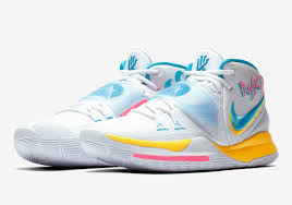 On shoes now, you gotta do some dope creative stuff. Nike Kyrie 6 Blue Fury Bq4630 101 Release Date Sneakernews Com