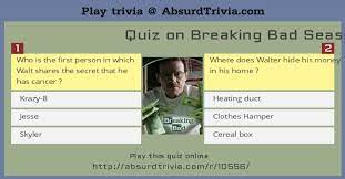 Displaying 162 questions associated with treatment. Trivia Quiz Quiz On Breaking Bad Season 1
