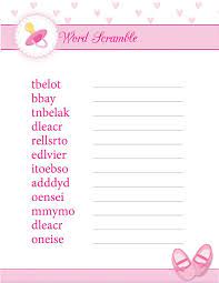8 Free Printable Baby Shower Games For Girls Free Printable Baby Shower Games Baby Shower Printables Baby Shower Game Prizes