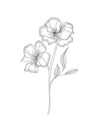 Keep your kids busy doing something fun and creative by printing out free coloring pages. Hibiscus Flower 3 Coloring Page Free Printable Coloring Pages For Kids