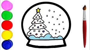 Bei der zahnentzündung handelt es sich um eine entzündung der zähne, die auf grund vieler verschiedener ursachen entsteht. Schneekugel Zeichnen Und Malen Fur Kinder Youtube