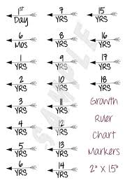 Ruler Growth Chart Markers Growth Chart Ruler Growth