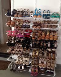 Part Of My Elfa Show Wall The Best Heel Organizer Out There Cool House Designs Shoe Rack Garage Shoe Rack