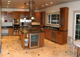 17 Astonishing Open Kitchen Design Ideas For Big Spaces Kitchen Floor Tile Patterns Kitchen Flooring Kitchen Island Design