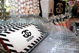 Chanel Themed Candy And Dessert Buffet Bridal Shower In New York Part 1