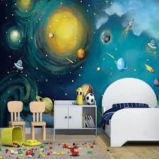 The bed cushions, from neptune. 50 Space Themed Bedroom Ideas For Kids And Adults