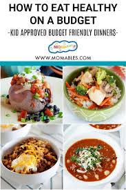 plan healthy family meals on a budget
