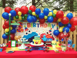 Sesame Street Party Decorations First Birthday Streets Graceful Sesame Street Birthday Party Sesame Street Birthday Elmo Birthday