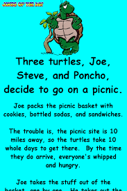Three Turtles Decide To Go On A Picnic Funny Turtle Quote Turtle Quotes Funny Quotes