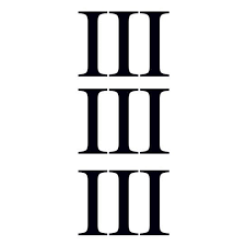 Good evening my fellow belleau woodsmen, been seein an increasing amount of tattoos lately that are the roman numeral 3 (iii). 76 Roman Numeral Temporary Tattoo