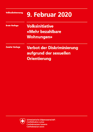 Für die abstimmungen sind jeweils vier sonntage vorgesehen. Volksabstimmung Vom 9 Februar 2020