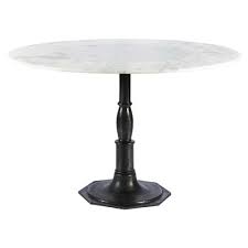 A czech player became the sixth member of her country's olympic team to test positive since arriving in tokyo. Hervey Modern French White Marble Cast Iron Round Pedestal Dining Table 48 W 41 D 50 D Kathy Kuo Home