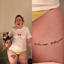 If you search for leg tattoos on the web, you might notice that it is generally seen in. Lena Dunham S 24 Tattoos Meanings Steal Her Style