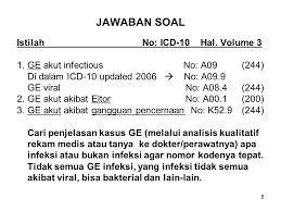 Contoh soal rekam medis dan jawabannya pdf. Contoh Soal Coding Rekam Medis