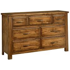 There are lots of shapes, sizes and looks to choose from, from tall, narrow units to wide, low shapes, so it's easy to find a finish and design that will fit right into your home (just remember to attach it to the wall to prevent tipping). Artisan Post By Vaughan Bassett Maple Road 0168630 Solid Wood Triple Dresser 7 Drawers Becker Furniture Dressers