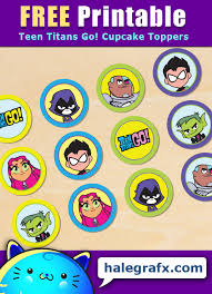 Nov 11, 2020 · download free baby shark printables here! Free Printable Teen Titans Go Cupcake Toppers