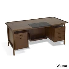 Iconic rare svend dyrlund smith denmark mid century rosewood executive desk. Mid Century Modern Executive Desk Overstock 7549904