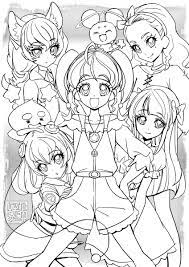 twitter 塗り絵 プリキュア イラスト 塗り絵 キャラクター 塗り絵