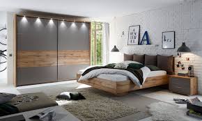 Bett tulsa ab 459 € nachttisch tulsa ab 129 € kleiderschrank tulsa ab 819 € gesamt: Kansas Schlafzimmer Komplettset Wildeiche Basaltgrau Gunstig Mobel Kuchen Buromobel Kaufen Froschkonig24
