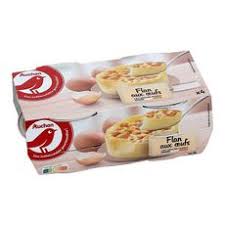 Auchan Auchan Flan Aux œufs 4x100g 4x100g Pas Cher A Prix Auchan