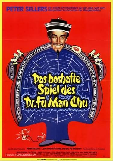 The Fiendish Plot of Dr. Fu Manchu (1980) German movie poster