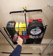 Onrax offers the absolute best overhead storage racks & motorized lifts on the market utilizing advanced shelving technology. Garage Ceiling Hoist System Novocom Top