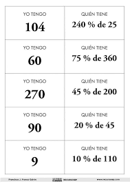 Check spelling or type a new query. Juego De Calculo Mental De Porcentajes