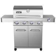 4 Burner Propane Gas Grill With Side Burner And Rotisserie Kit Best Gas Grills Gas Grill Propane Gas Grill