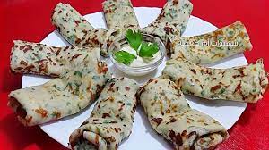 جديد أروع فطائر او مملحات في المقلاة بدون فرن وبدون حشو كريب مالح بشكل جديد youtube napkin rings napkins