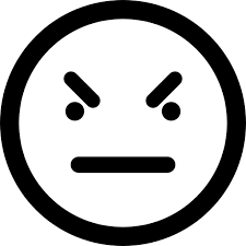 Browse thousands of other custom discord and slack emoji on emoji.gg. Straight Faces Face Interface Angry Emoticons Square Mouth Line Bad Icon