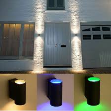 Kichler 12 outdoor up and down led wall sconce. Led Wall Lamp Rgb Waterproof Up Down Sconce Light 6w 110v 220v Home Ktv Decor Rk Ebay