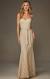 Mermaid Champagne Color Wedding Dress