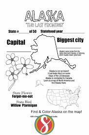 But california is the most populated. Free Alaska Coloring Pages Activity Sheets From Stevie Doodles Stevie Doodles Free Printable Coloring Pages