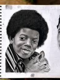 Micaeljackson Pencil Drawing