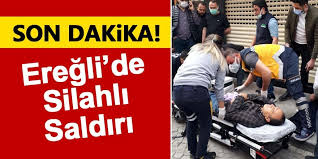 Kazada yaralanan kız çocuğundan ambulansa binmek için ilginç şart: Eregli De Silahli Saldiri