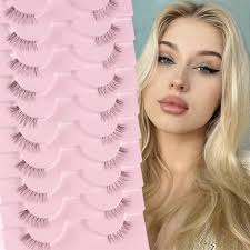 Glowing Win Mezze Ciglia Finte Naturali 10 Paia 3D Natural Wispy Half  Lashes Cancella Banda Trasparente Fake Lashes occhio di gatto Fatto a Mano  False Eyelashes Riutilizzabile Mink Lashes : Amazon.it: Bellezza