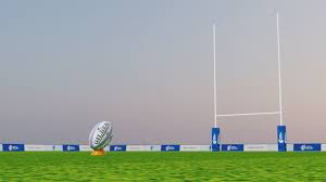 Rugby field illustrations & vectors. Rugby Field With Goals 3d Model Cgtrader
