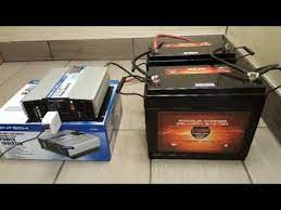 Refurbished car batteries can power larger appliances. Diy Battery Powered Backup Electric Generator Stationary Or Portable See Description Youtube