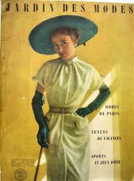 Le Jardin Des Modes No 342 Juin 1950 Antique French Fashion Magazine Modes Tenues De Vacances Tenue