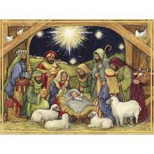 18ct Adore Him Holiday Boxed Cards Christmas Nativity Scene Boxed Christmas Cards Christmas Art