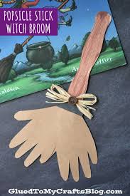 Toilet paper roll thanksgiving crafts. Popsicle Stick Broom Kid Craft Idea For Room On The Broom Book