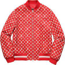 Supreme Louis Vuitton X2f Supreme Leather Baseball Jacket Supreme Clothing Leather Baseball Jacket Red Jacket Leather
