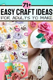 ‪75+ Crafts for Adults: Explore Your Creativity with DIY Inspiration Galore!‬‏