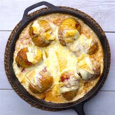 Make This Delicious Hasselback Tartiflette By Twisted Cheesy Bacon Potatoes Cooking Recipes Recipes