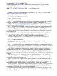 108 din constituţia româniei, republicată, şi al art. Hg 1146 Din 30 08 2006 Privind Cerintele Minime S S Pt Utilizarea De Catre Lucratori A Echipamentelor De Munca
